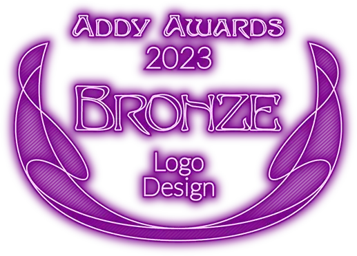 2023 Bronze Addy Award presented to Dusty Drake for Logo Design