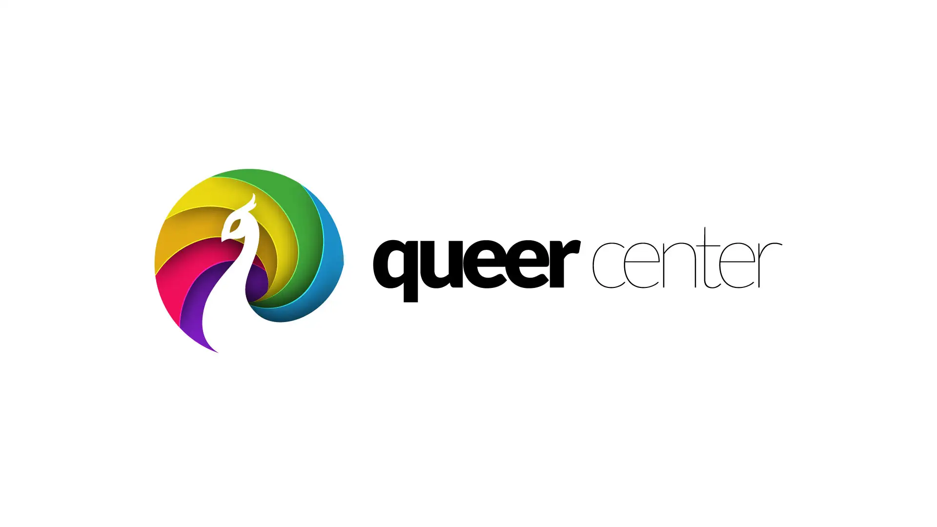 Queer Center logo branding design by Dusty Drake