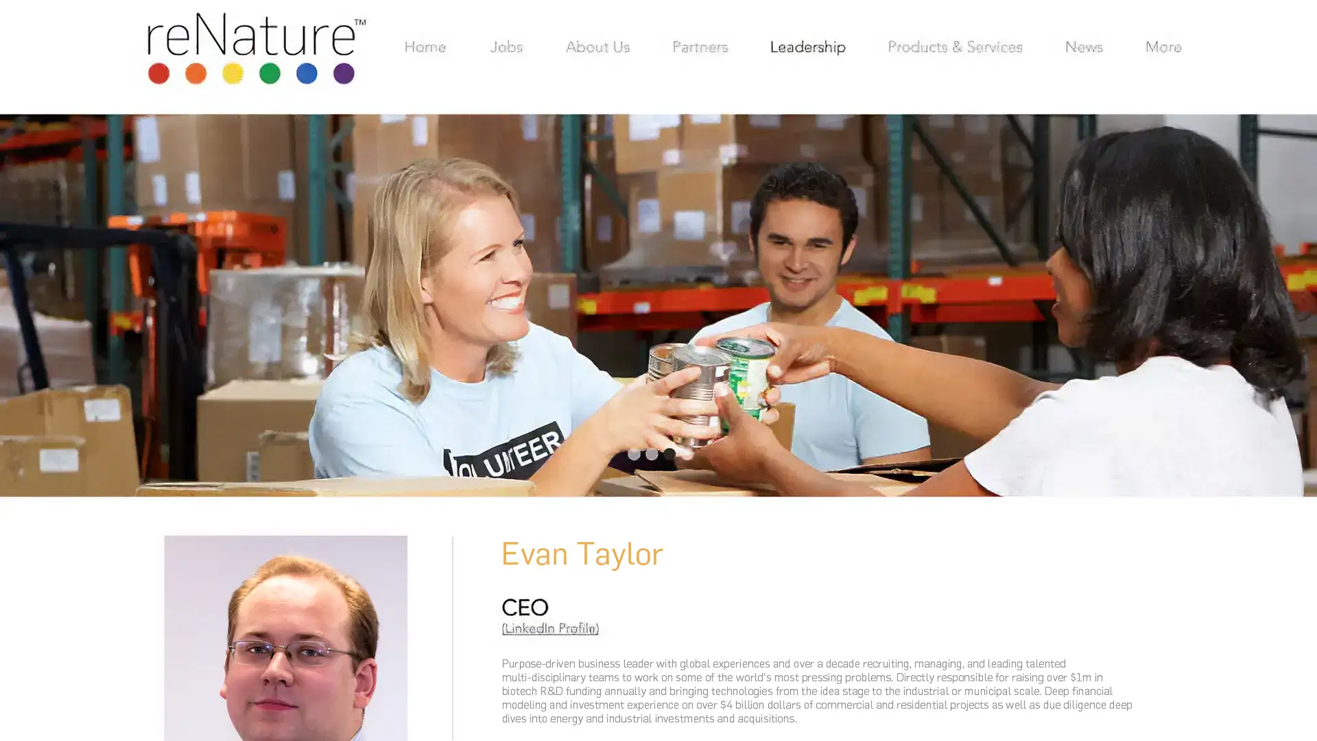 reNature website design by Dusty Drake