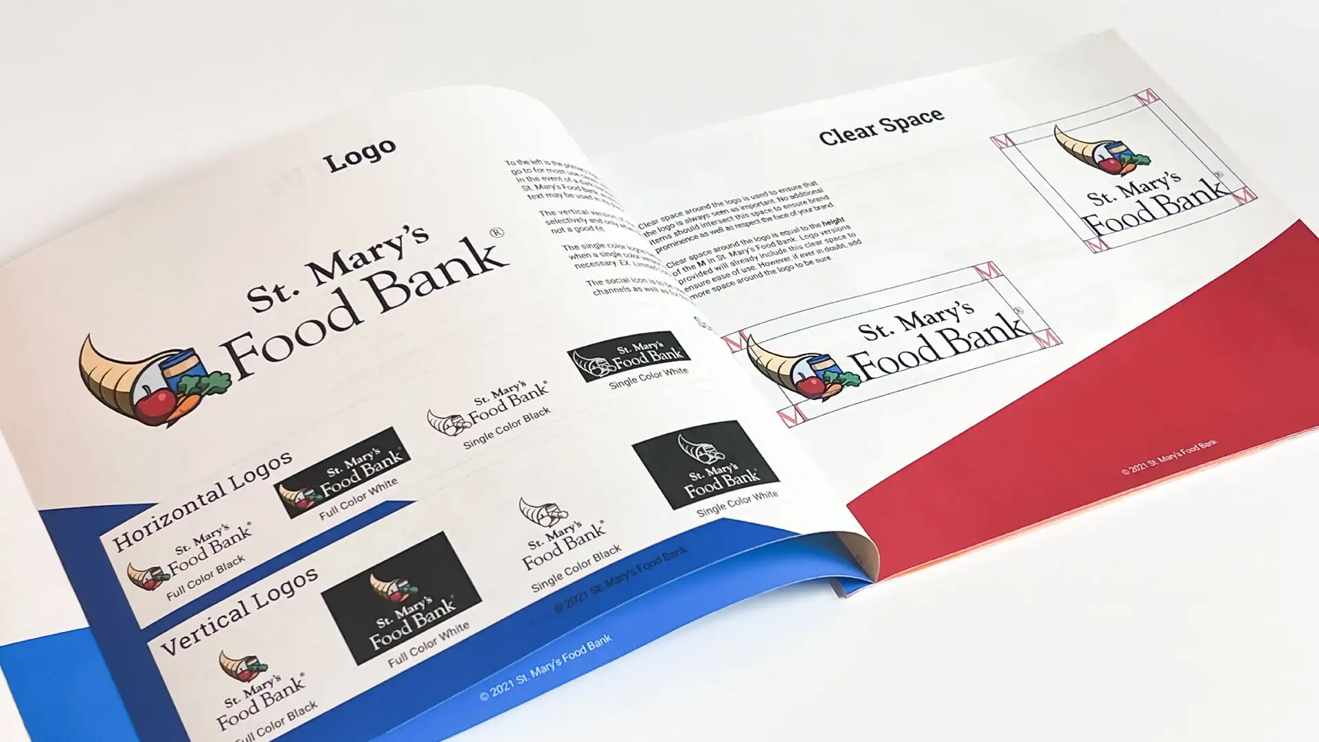 St. Mary's Food Bank brand standards by Dusty Drake